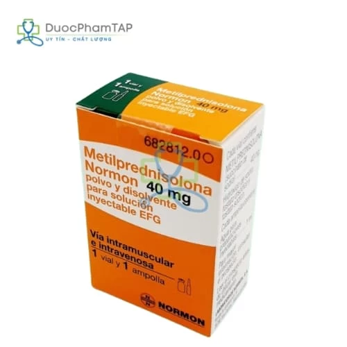Methylprednisolone Normon 40 mg Powder for injectable solution
