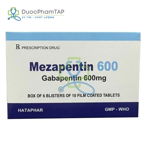 Mezapentin 600mg - Gabapentin Hataphar