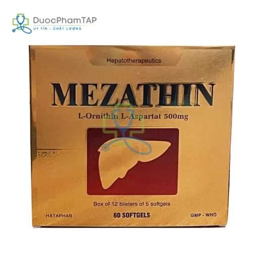 Mezathin - L-Ornithin L-Aspartat 500mg Hataphar