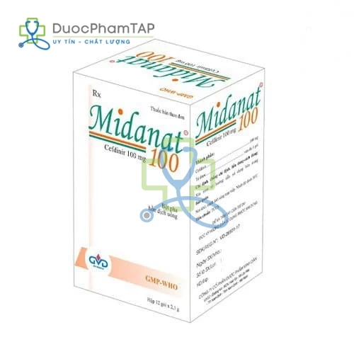 Midanat 100 - Cefdinir 100mg MD Pharco