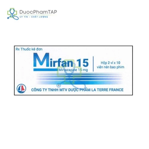 Mirfan 15 - Mirtazapine La Terre France