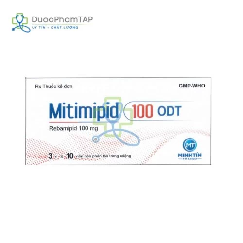 Mitimipid 100 ODT - Rebamipid Donaipharm