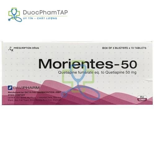 Morientes-50 - Quetiapin 50mg Davipharm