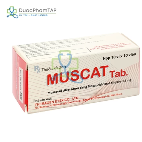 Muscat tab 5 - Mosapride Citrate 5mg Theragen Etex