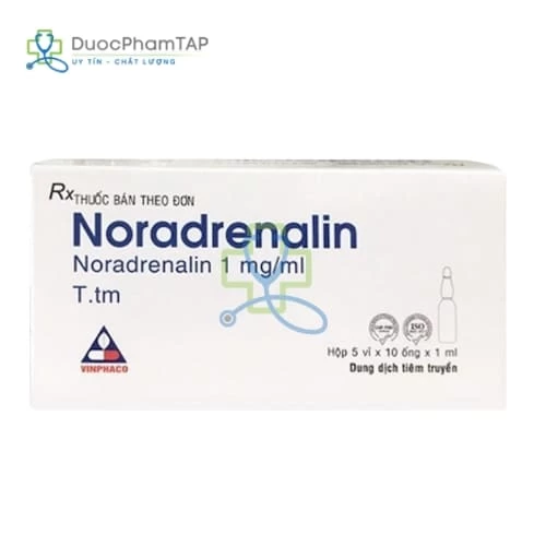 Noradrenalin 1mg/ml Vinphaco