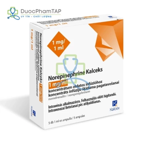 Noradrenaline Kalceks 1mg/ml concentrate for solution for infusion