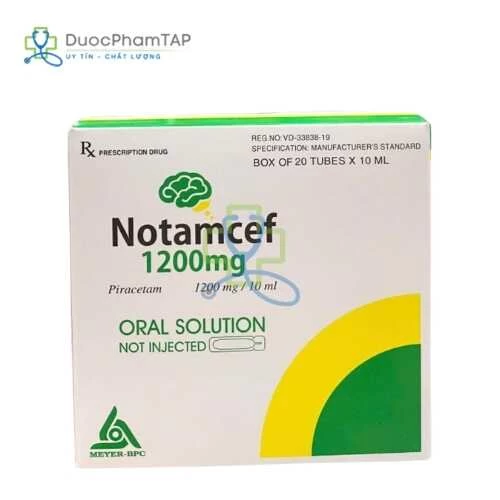 Notamcef 1200mg - Piracetam Meyer-BPC