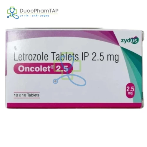 Oncolet 2.5 - Letrozole 2.5mg Zydus