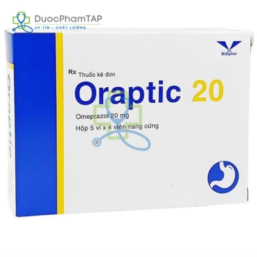 Oraptic 20 - Omeprazol 20mg Bidiphar