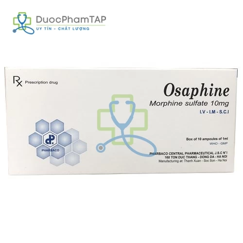 Osaphine 10mg - Morphine 10mg Pharbaco