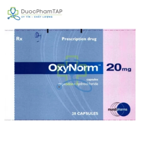 Oxynorm 20mg - Oxycodon hydroclorid Bard Pharma