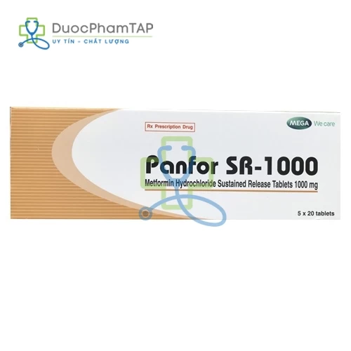 Panfor SR - Metformin hydroclorid 1000mg Inventia