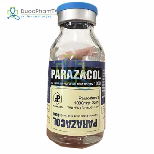 Parazacol - Paracetamol 1000mg/100ml Pharbaco