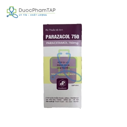 Parazacol 750 - Paracetamol 10mg/ml - Pharbaco