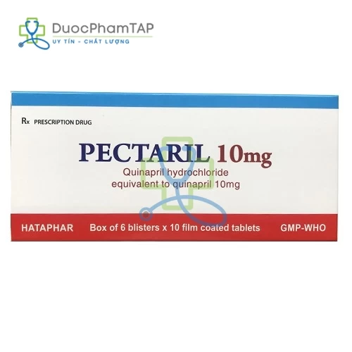 Pectaril 10mg - Quinapril 10mg Hataphar
