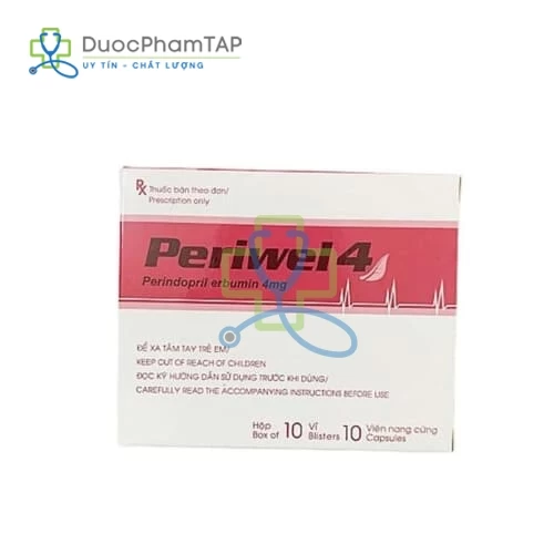 Periwel 4 - Perindopril erbumin 4mg Hataphar
