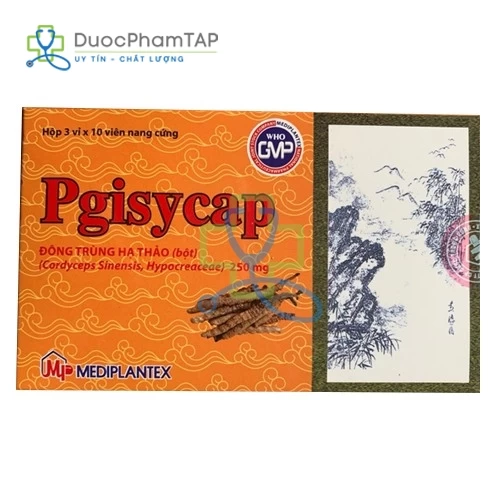 Pgisycap - Đông trùng hạ thảo 250mg Mediplantex