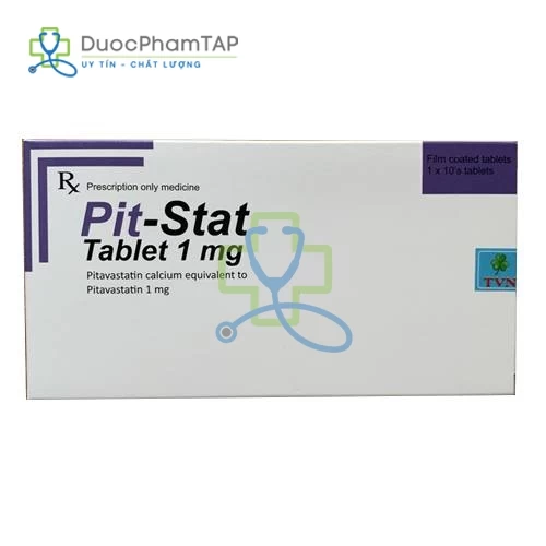 Pit-Stat Tablet 1mg - Pitavastatin 1mg Amvipharm