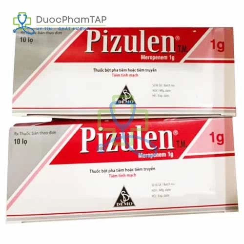 Pizulen 1g - Meropenem Demo S.A. Pharma