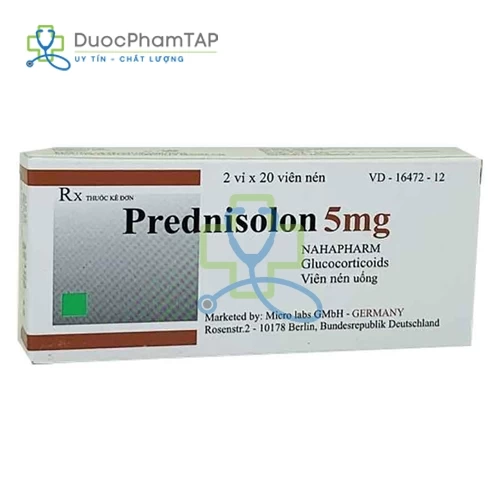 Prednisolone 5mg - Nam Hà