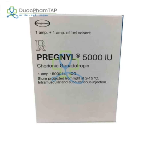 Pregnyl 5000 IU - Chorionic Organon
