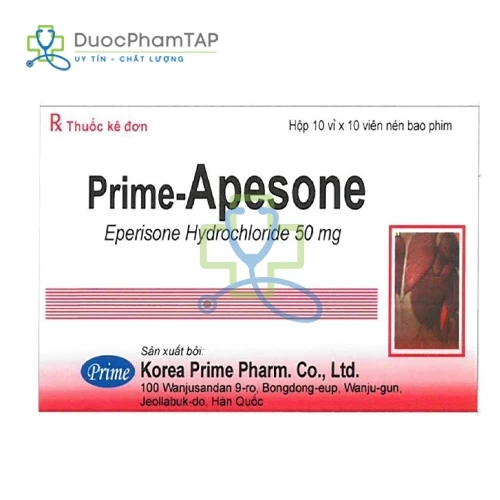 Prime - Apesone - Eperison hydroclorid 50mg Korea Prime Pharma