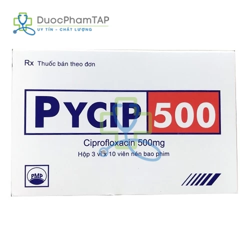 Pycip 500mg - Ciprofloxacin 500mg Pymepharco