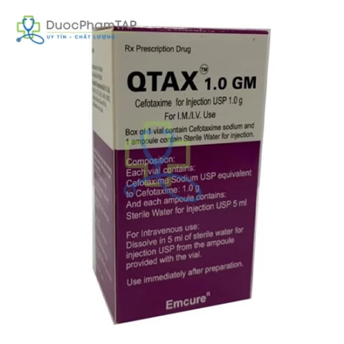 Qtax 1.0 GM - Cefotaxime Samrudh Pharma