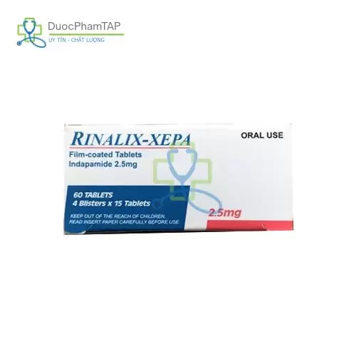 Rinaliz-Xepa - Indapamid 2,5mg Xepa-Soul