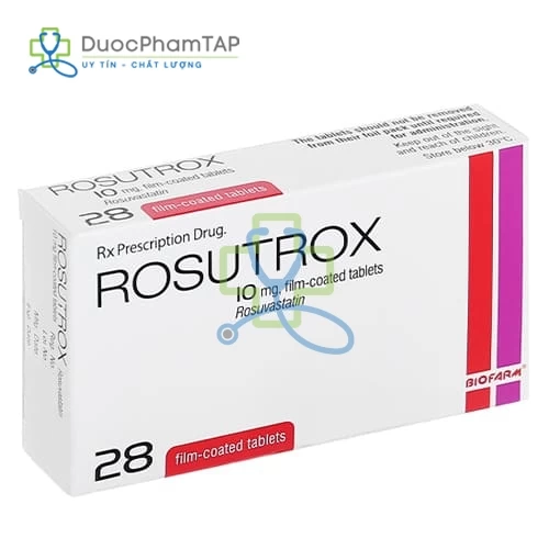 Rosutrox - Rosuvastatin 10mg Biofarm