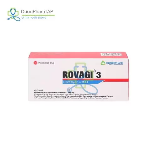 Rovagi 3 - Spiramycin 3.000.000IU Agimexpharm