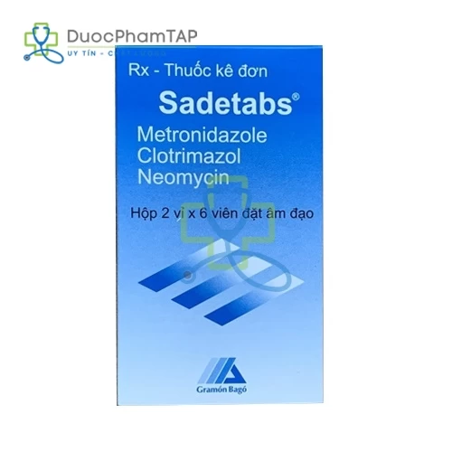 Sadetabs - Metronidazole + Clotrimazole + Neomycin Gramon