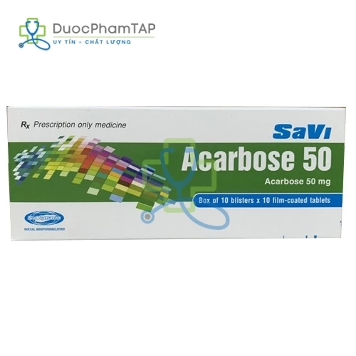 SaVi Acarbose 50 - Acarbose 50mg Savipharm