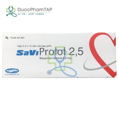 SaViProlol 2,5 - Bisoprolol Savipharm