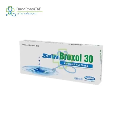 SaViBroxol 30 - Ambroxol HCl Savipharm