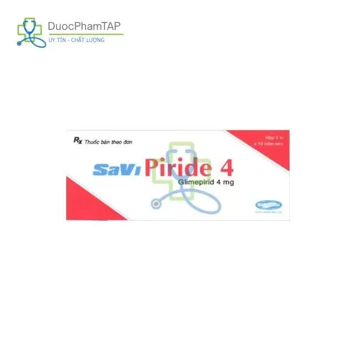 Savipiride 4 - Glimepirid Savipharm