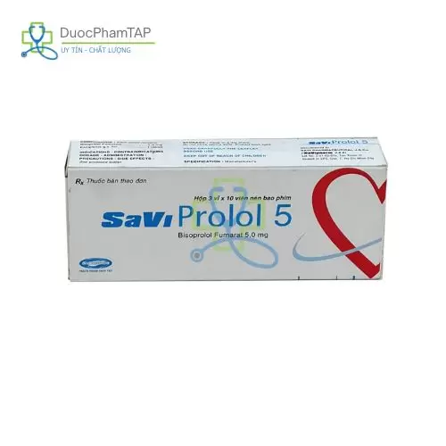 SaViProlol 5 - Bisoprolol fumarat SaVipharm