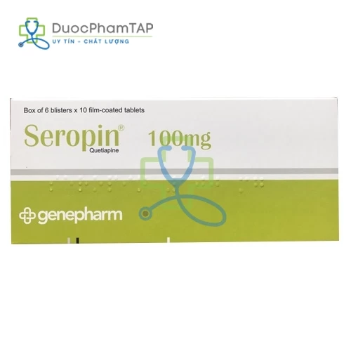 Seropin 100mg - Quetiapin Genepharm
