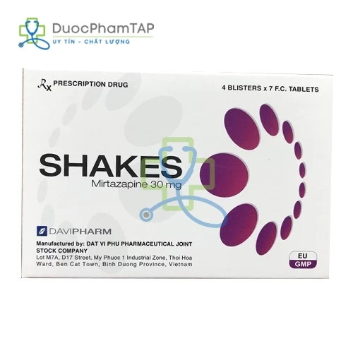 Shakes - Mirtazapin 30mg Davipharm