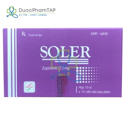 Soler - Zopiclone 7,5mg Đông Nam