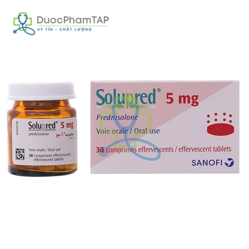 Solupred 5mg Sanofi