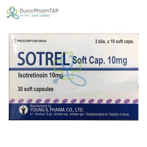 Sotrel 10 - Isotretinoin 10mg Young Il Pharm
