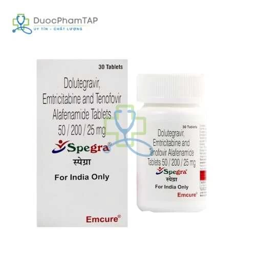 Spegra 50mg/200mg/25mg Emcure
