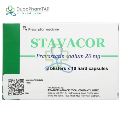 Stavacor -  Pravastatin 20mg Hera
