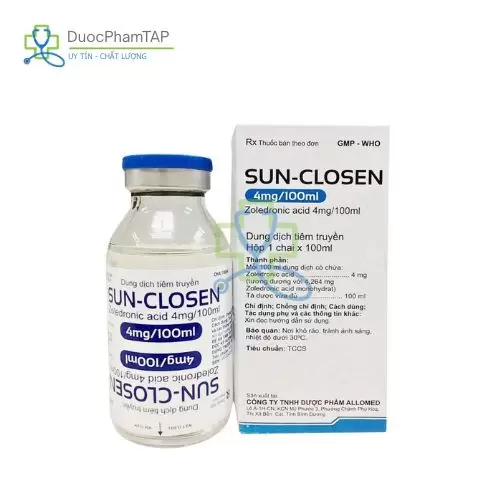 Sun-closen 4mg/100ml - Zoledronic acid Allomed