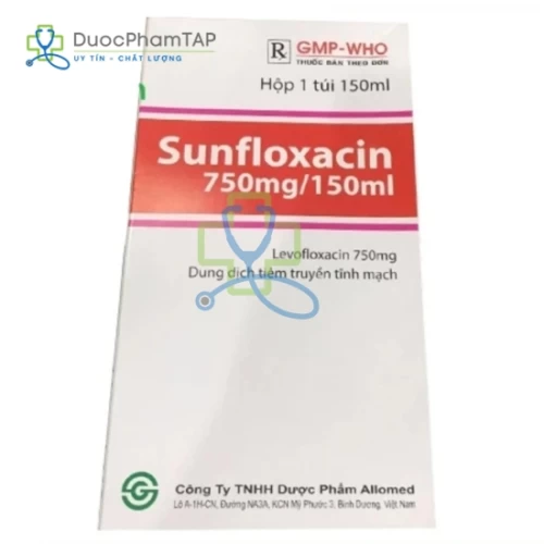 Sunfloxacin 750mg/150ml - Levofloxacin 750mg Allomed