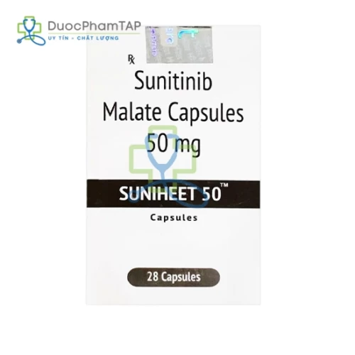Suniheet 50 - Sunitinib Malate 50mg Heet Health Care