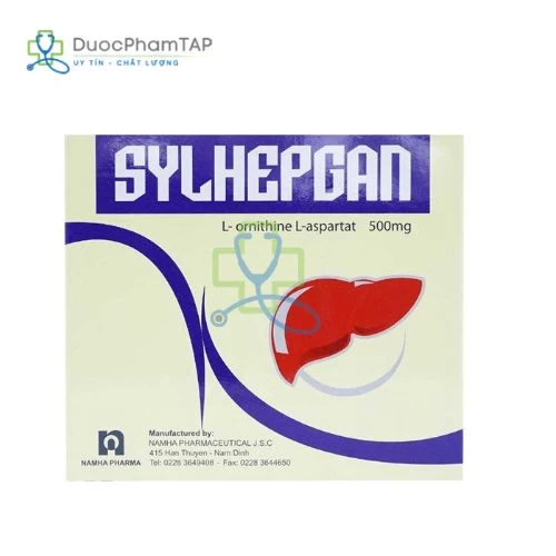 Sylhepgan - L-Ornithine L-Aspartate 500mg Nam Hà Pharma