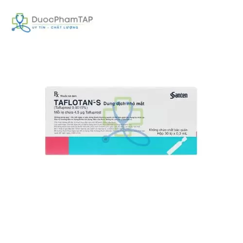 Taflotan-S - Tafluprost 4,5µg/0,3ml Santen Pharma