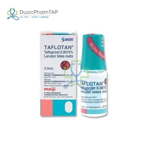 Taflotan - Tafluprost 0,0375mg/2,5ml Santen Pharma